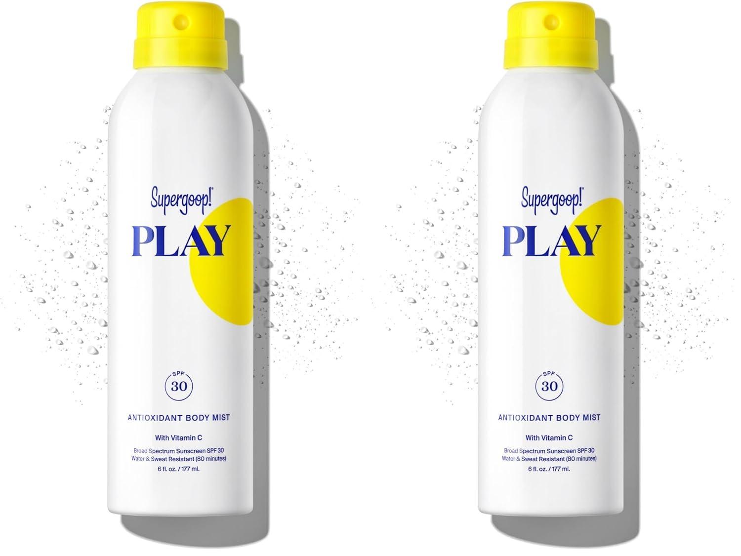 image:imageSupergoop PLAY Antioxidant Body Mist wVitamin C 6 fl oz SPF 50 PA Broad Spectrum Sunscreen Body Spray Great for Active DaysSunny Citrus