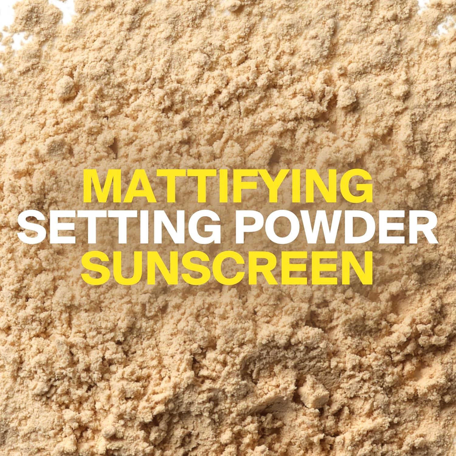 image:imageSupergoop Re setting Face Powder SPF 35 Translucent Broad Spectrum Mineral Sunscreen 015 oz Shine Control Matte Finishing OntheGo Sun ProtectionLight