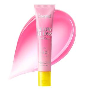 Supergoop! Glow Gloss SPF 40 Lip Balm, Vanilla Soft Serve (Sweet Cream Flavor, Sheer Soft Pink Tint) – Broad Spectrum Protection with a Non-Sticky, High-Shine Finish – 0.5 fl oz(Pink Peppermint)