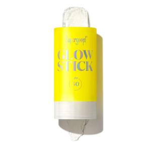 Supergoop! Glow Stick, .7 oz – SPF 50 PA++++ Dry Oil Sunscreen Stick for Face & Body – Brightens & Hydrates for a Healthy Glow – Mess-Free, Travel-Friendly SPF(Yellow)