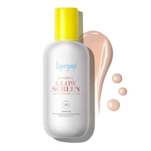Supergoop! Glowscreen Soft-Radiance Drops Mineral SPF 40 – Sunrise – 1.7 oz – Visibly Illuminates, Smooths, Evens Skin & Blurs Pores Instantly – All Skin Types(Sunrise)