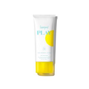 Supergoop! PLAY 100% Mineral Lotion – 3.4 fl oz – Broad Spectrum SPF 30 Sunscreen for Face & Body – Lightweight, Fast Absorbing + Water-Resistant – With Green Algae(3.4 Fl Oz (Pack of 1))