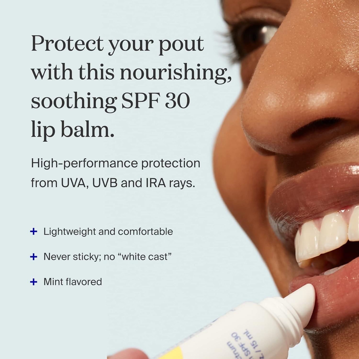 image:imageSupergoop PLAY Lip Balm SPF 30 with Mint 05 fl oz Broad Spectrum SPF Lip Balm with Hydrating Honey Shea Butter amp Sunflower Seed Oil Great for Active DaysMint