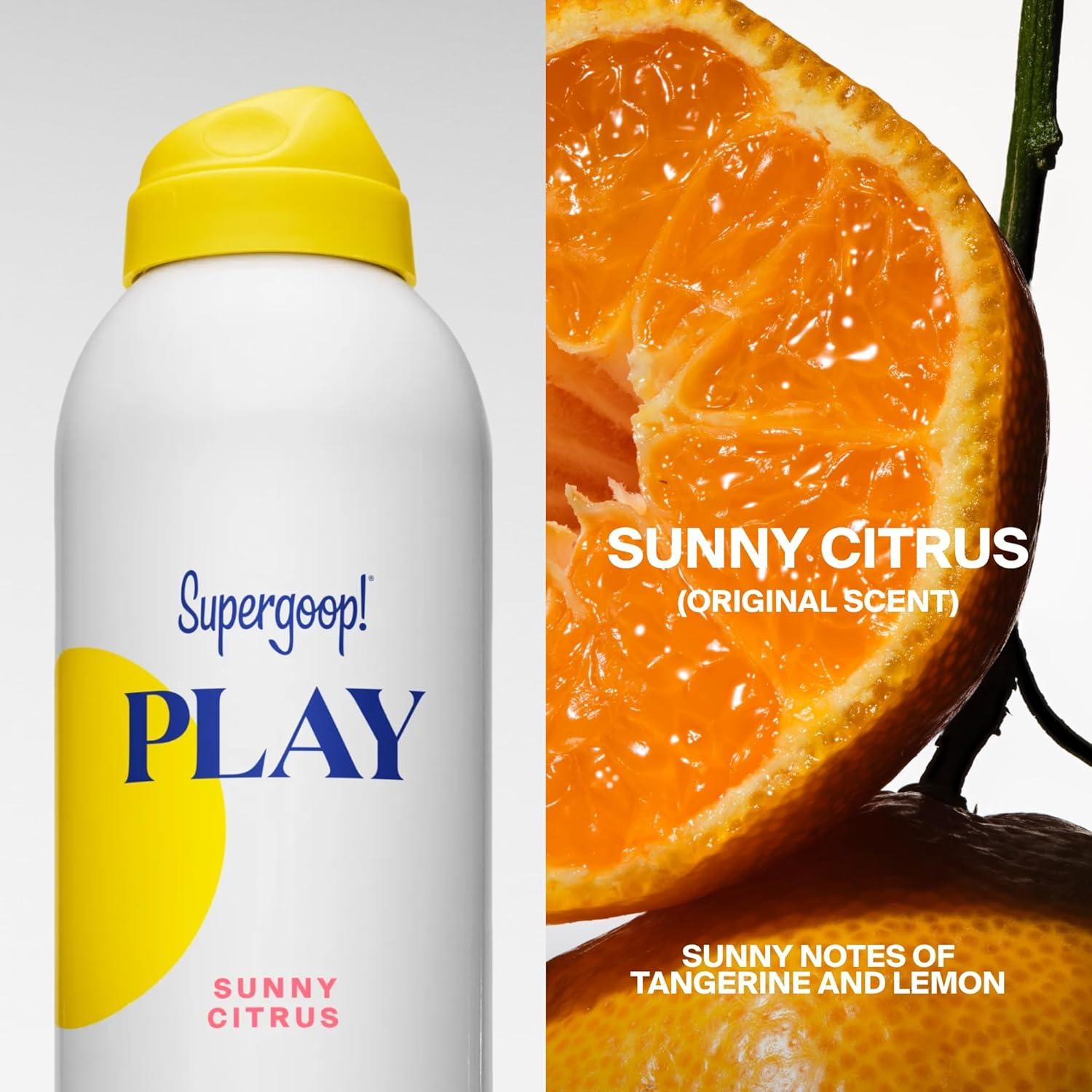 image:imageSupergoop PLAY SPF 50 Antioxidant Body Mist wVitamin C 3 fl oz 2 Pack Broad Spectrum Sunscreen Spray Great for Active Days wVitamin C for Sensitive Skin