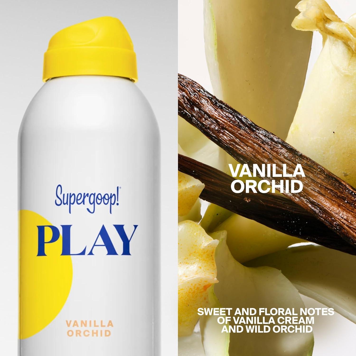 image:imageSupergoop Play Antioxidant Body Mist wVitamin C 6 fl oz SPF 50 PA Broad Spectrum Sunscreen Body Spray Great for Active Days Vanilla Orchid