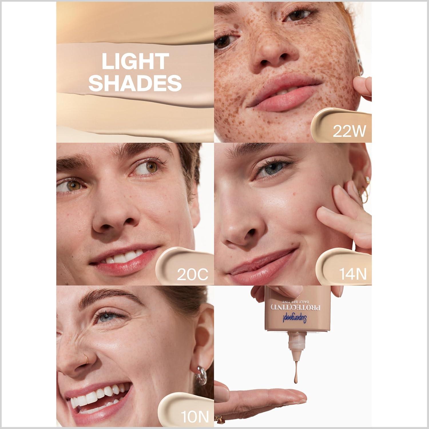 image:imageSupergoop Protectint Daily Skin Tint SPF 50 24N Light Buildable Coverage for Immediately Smooth EvenLooking Skin Natural Finish22W
