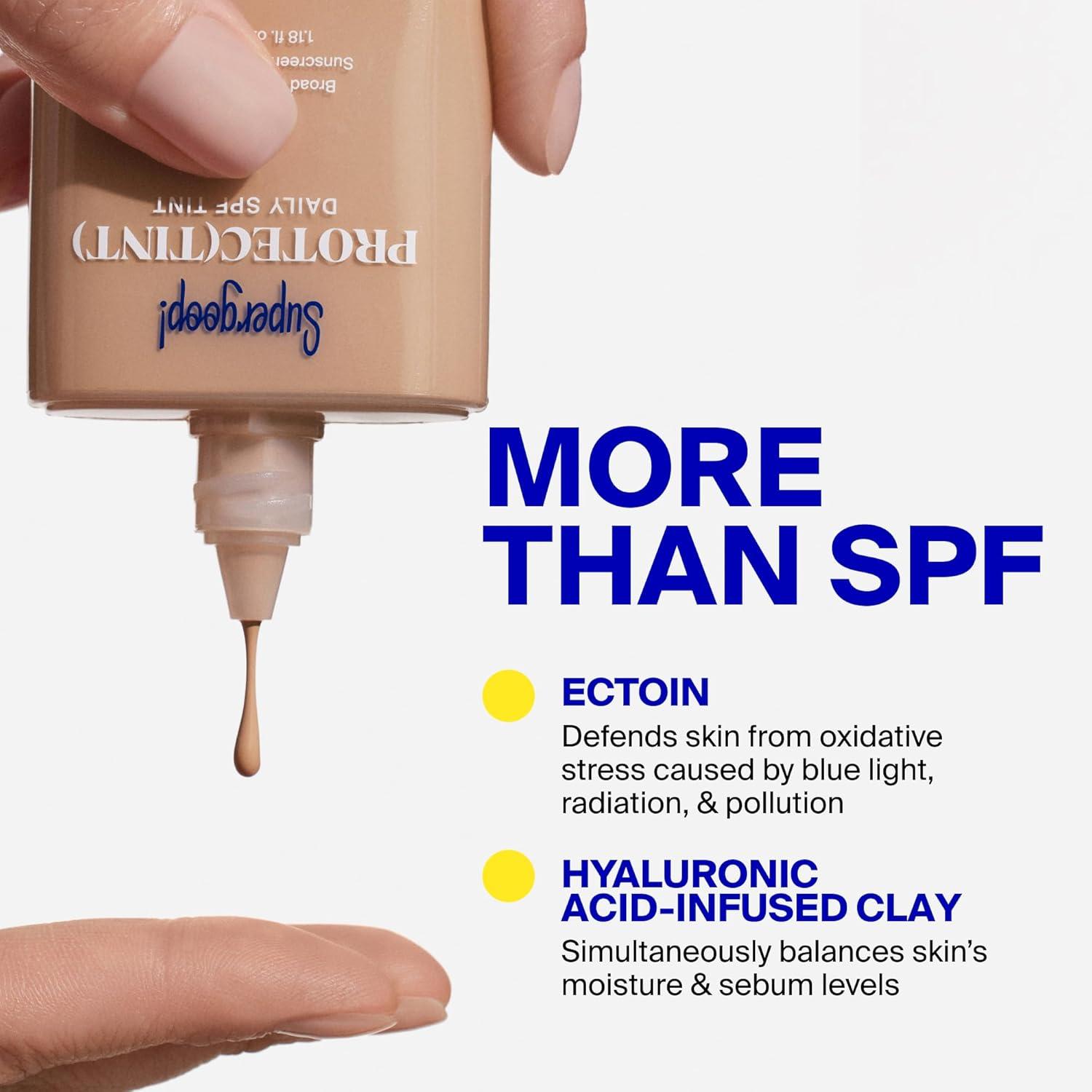 image:imageSupergoop Protectint Daily Skin Tint SPF 50 24N Light Buildable Coverage for Immediately Smooth EvenLooking Skin Natural Finish42C
