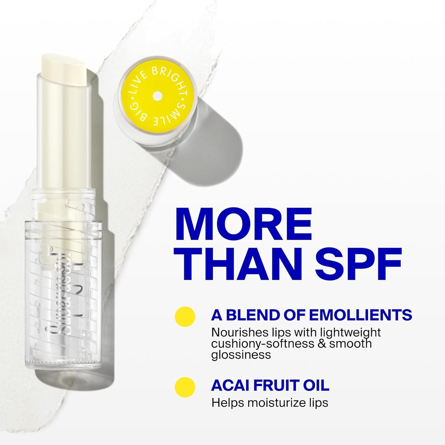 image:imageSupergoop Unseen Sunscreen Clear Lip Protector 100 Invisible Lightweight SPF 30 Formula Provides UV amp Environmental Protection Natural Finish 012 ozNo Color