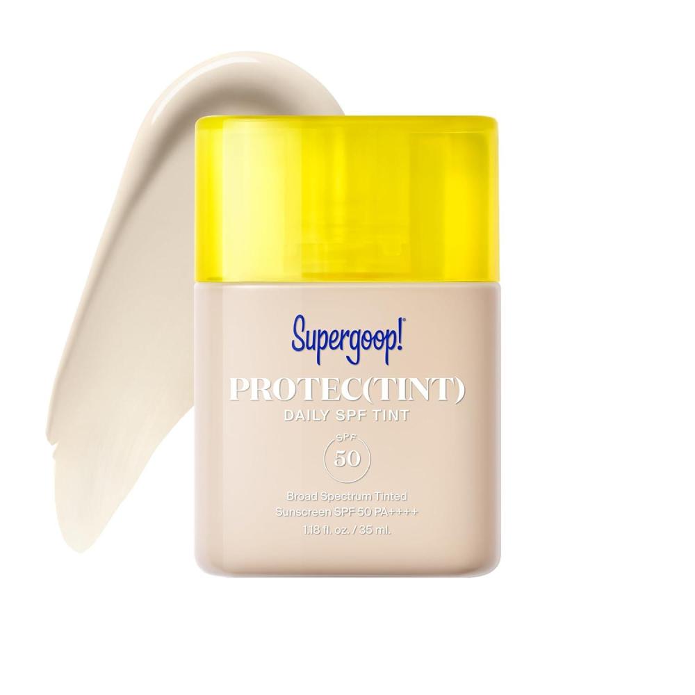 image:imageSupergoop Protectint Daily Skin Tint SPF 50 24N Light Buildable Coverage for Immediately Smooth EvenLooking Skin Natural Finish10N