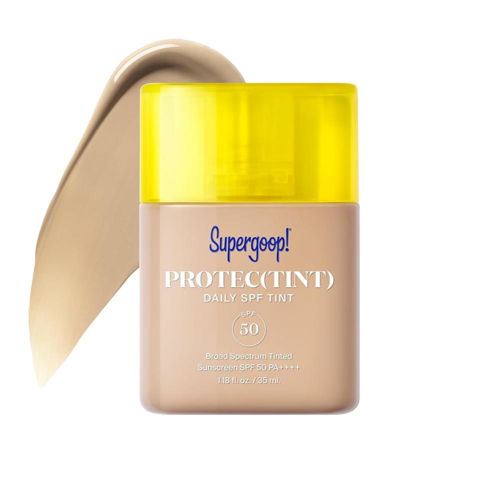 image:imageSupergoop Protectint Daily Skin Tint SPF 50 24N Light Buildable Coverage for Immediately Smooth EvenLooking Skin Natural Finish22W