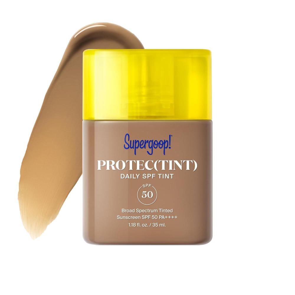 image:imageSupergoop Protectint Daily Skin Tint SPF 50 24N Light Buildable Coverage for Immediately Smooth EvenLooking Skin Natural Finish34C