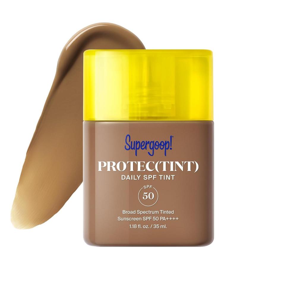 image:imageSupergoop Protectint Daily Skin Tint SPF 50 24N Light Buildable Coverage for Immediately Smooth EvenLooking Skin Natural Finish40W