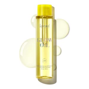 Supergoop! Glow Oil – 5 fl oz – SPF 50 PA++++ Vitamin E Body Oil + Broad Spectrum Sunscreen Protection – With Marigold, Meadowfoam & Grape Seed Extracts | PA++++, With Marigold, Meadowfoam, Grape Seed Extracts(5 Fl Oz (Pack of 1))