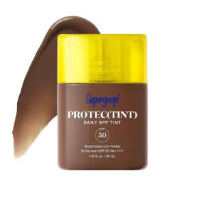 Supergoop! Protec(tint) Daily Skin Tint SPF 50 – 24N – Light, Buildable Coverage for Immediately Smooth, Even-Looking Skin – Natural Finish(52N)