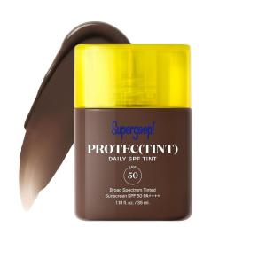 Supergoop! Protec(tint) Daily Skin Tint SPF 50 – 24N – Light, Buildable Coverage for Immediately Smooth, Even-Looking Skin – Natural Finish(58W)