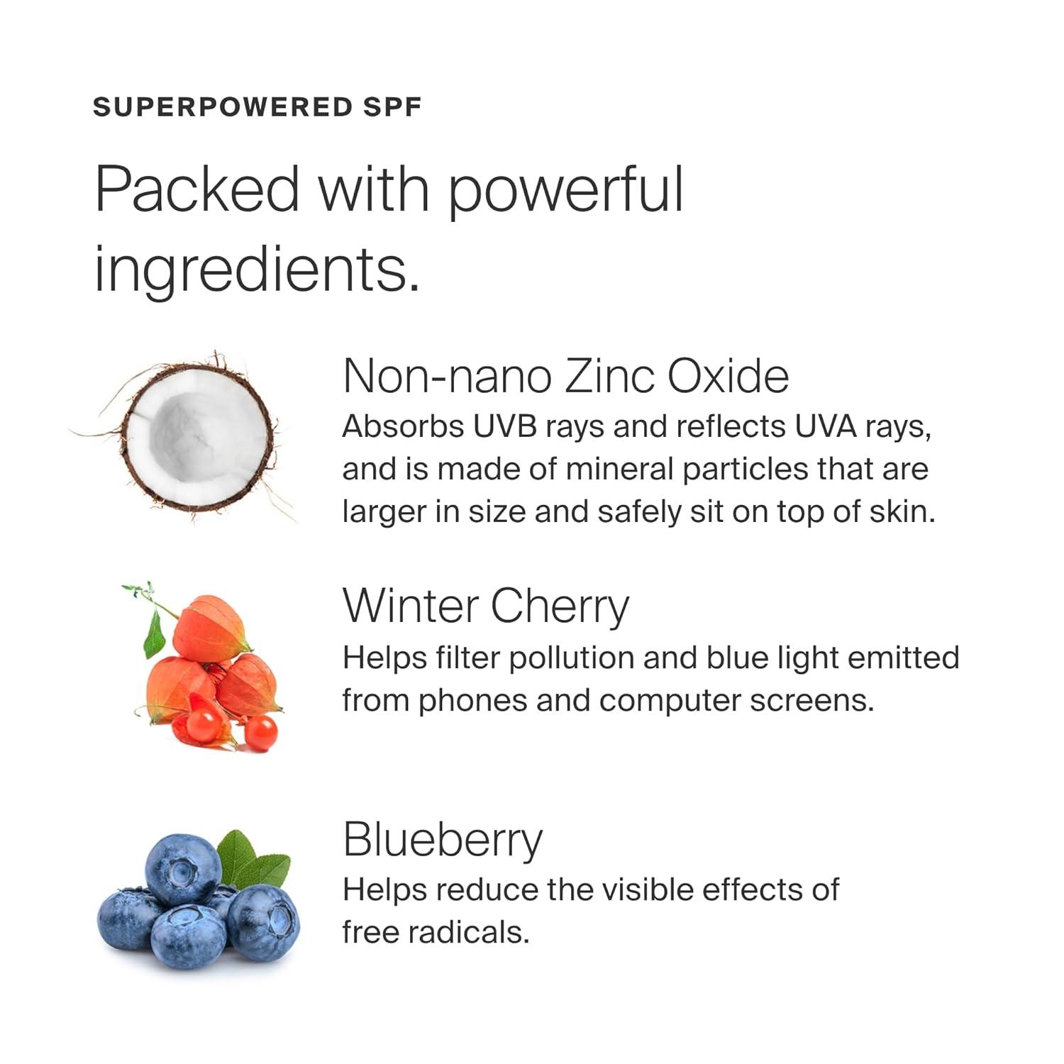 image:imageSupergoop Zincscreen 17 fl oz SPF 40 PA Mineral Face Lotion amp Broad Spectrum Sunscreen Nonnano Zinc Oxide for Daily UV Protection Lightweight Blendable Formula with Pink Hue